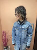 キジ(KIJI) contrast bleach perm