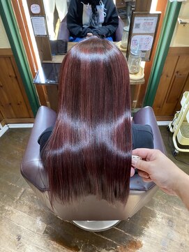 エルパライソ 鯖江店(Elparaiso) 鯖江/髪質改善/美髪ロング/切りっぱなしボブ/ピンクブラウン