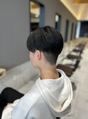 メンズ × センターパート