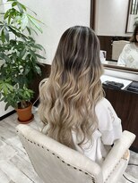 ベルヘアーデザイン 堺東(Belle hair Design) バレイヤージュ/グラデーション