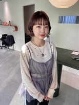 コノ(cono)&nbsp;ミニボブウェーブヘア&ピンクカラー