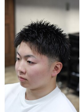 ニューオールド 三軒茶屋(NEW OLD) メンズ2ブロックスパイキーショート