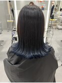 裾カラーディープブルー
