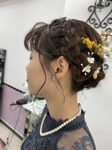 ナミナミ(naminami) 《Hair  Box naminami》披露宴風ヘアセット
