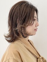 インセプション 銀座(INCEPTION)&nbsp;前下がりショート・ボブ/パーマ/前髪なし/30代/40代/50代/長め