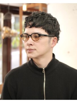 リッカ(RICCA) マッシュパーマ　ニュアンスパーマ　メンズショートパーマ