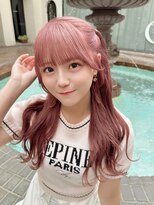 ポプルス(popls)&nbsp;ピンクカラー/20代/ダブルカラー/髪質改善/渋谷