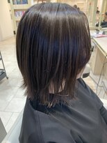 アッシュ 仙川店(Ash)&nbsp;大人可愛い簡単セット外ハネショートボブ艶20代30代40代50代