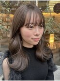 ブリーチなしでできるオリーブブラウンベージュ