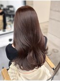 上品韓国ヘアチョコレートカラー
