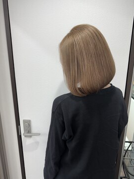 ヘアースマイルクー(HAIR SMILE COEUR) 【COEUR/HAYATO】ボブ　内巻　ツヤ　ハイトーン