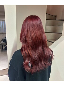 ミチ(mich) チェリーレッド/ワインレッド/ダブルカラー