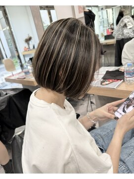 レディアル 大宮(REDEAL ope.) 【ハイライト】ベージュハイライトバレイヤージュ