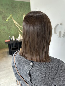 フラット 千葉(Flat.) ぱつっと切りっぱなしボブ【千葉・千葉駅】