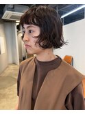 ミニボブ・くせ毛風パーマ・ニュアンスパーマ