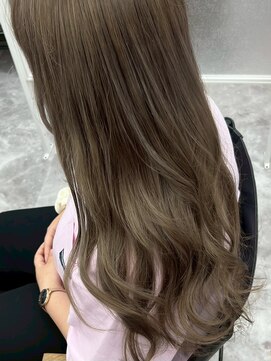 ミルシンク(1005mille cinq) ブリーチなしダブルカラー/オリーブベージュ/オリーブカラー