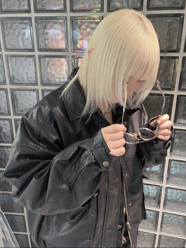 ペレ アネックス 大阪梅田茶屋町店(PELE ANNEX) ミディアムヘア/デザインカラー/フェイスフレーミング/梅田