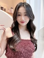 レーヴバイロンド 仙台(Reve by Lond)&nbsp;レイヤーカットオリーブグレー髪質改善小顔顔周りカット仙台