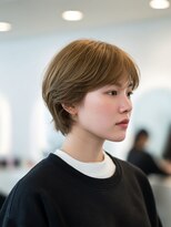 クレビアテン(CreBiA ten_)&nbsp;ショートカット/ブラウンベージュ/ブリーチなしダブルカラー