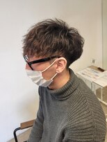 ニアウ 伊勢崎連取店(Niau)&nbsp;MEN’S HAIR/波巻きツイストスパイラル/リバースセンターパート