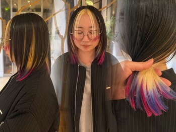 美容室 ビ フェスカ(B FESCA)の写真/透明感ある色味と艶のある髪色で、大人女性の魅力を最大限に引き出すトレンドカラーをご提案。