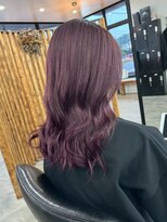 ウィリーベル 沖縄(WILLIE BELLE) バイオレットアッシュ/ニュアンスカラー/フェミニンウェーブ