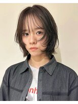 メゾンシアー(Maison Sheer) ハッシュボブ / ハッシュレイヤー / オリーブグレー