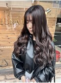 ブリーチなしダブルカラー/ピンクベージュ/透明感/10代20代30代