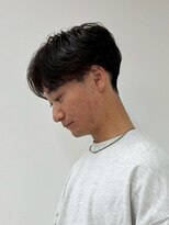 ロットオム 茅ヶ崎(Lot HOMME) リバースセンターパート/ニュアンスパーマ/ダウンバング/茅ヶ崎