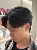 洋光台メンズ縮毛矯正ニュアンスパーマ髪質改善ウルフ眉カット