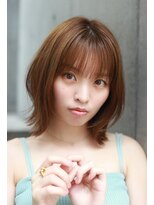 ルーカ 恵比寿(LU-CA)&nbsp;大人可愛いミディアムレイヤーボブ恵比寿