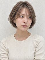 ヘイ 松本店(HEY)&nbsp;【HEY 松本】ひし形ショートボブ×ミルクティーベージュ