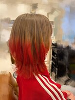 ヘアーサロン リアン 熊谷2号店(hair salon Rien)&nbsp;エンドカラーレッド♪
