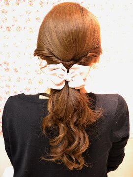 プレスト ベル 三宮 駅前店(Presto belle) 【プレストベル】 サイドツイストポニーテール A-67