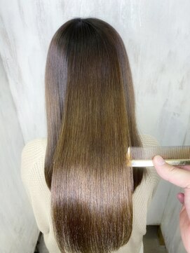 アンフィドットドゥルドゥ(AnFye.dueldo) ジュエリーシステム×LULUトリートメント×縮毛矯正で美髪♪