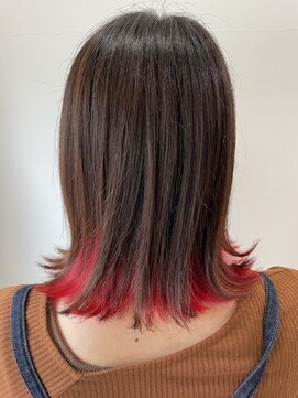 ラビス クローバー(Lovis clover) チェリーレッド　大人かわいいヘア