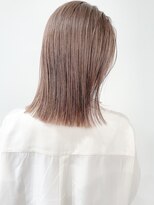 ヒビヲ(HIBIO)&nbsp;ダブルカラーピンクベージュピンクカラーケアブリーチミニボブ