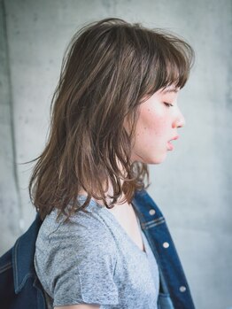 スタンド バイ ヘアー(STAND By HAIR)の写真/【ケアブリーチ導入】ベースの色合いもキレイに"透明感&柔らかな質感"のデザインカラーをご提案－。