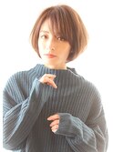 【30代40代50代】ひし形ショートボブ　ひし形ボブ　大人可愛い