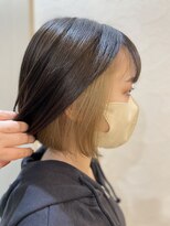 フラット 千葉(Flat.)&nbsp;ベージュインナーカラー/ボブ【千葉】