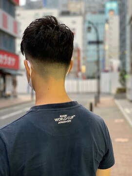 ヒロギンザ 銀座一丁目店(HIRO GINZA) ゆるふわフェードスタイル