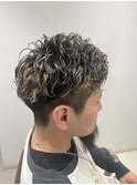 ハイライト×パーマ
