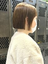 ラフ(Laff) 新宿 大人可愛い 20代30代40代 丸みショート 切りっぱなしボブ