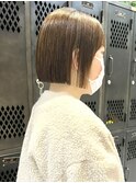 新宿 大人可愛い 20代30代40代 丸みショート 切りっぱなしボブ