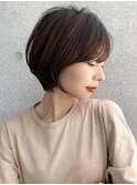 ショートヘア/大人可愛い/簡単スタイリング/30代40代50代/表参道