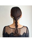 【hair＆healing  Luonto】タイトな編みおろし