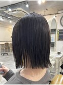結べる切りっぱなしボブ♪
