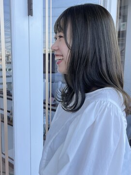 ヘアドレス ルチュラ(Hair dress LucuLa) 【ルチュラ折戸】ブリーチなし育てるオリーブカラー