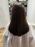 【2～4回目来店時】カット+髪質改善ストレート（カラー毛）26840円←24200円