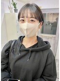 ○ワイドバング耳かけコンパクトマッシュショート20代30代40代